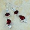 Garnet Gemstone Earrings //100