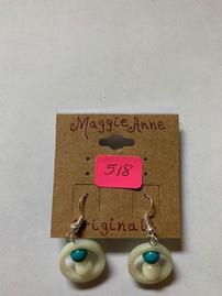 Maggie Anne Originals - Earrings with Shell & Beads 202//269