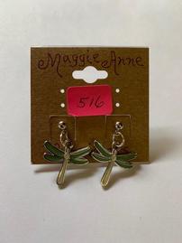 Maggie Anne Originals - Earrings with Dragonflies 202//269