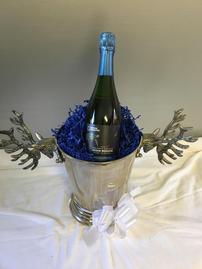 Elk Metal Ice Bucket and Champagne 202//269
