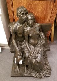 Bronze of a Loving Couple 196//280