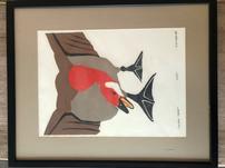 Framed Canada Goose Painting from The Estate of Terry Hershey 202//151