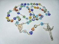 Murano Crystal Rosary from Medugorje 202//151