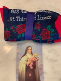 St.Thérèse of Lisieux Socks and Card 202//269