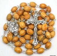 Olive Wood Rosary from Jerusalem 202//197