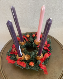 DECORATED ADVENT WREATH #4 202//254