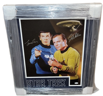 WILLIAM SHATNER AUTOGRAPHED FRAMED PIECE 202//188