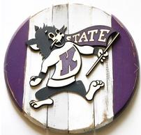 Willie Wildcat Barrel Lid Sign