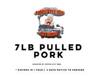 7lb Pulled Pork 202//156