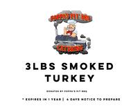 3lbs Smoked Turkey 202//156