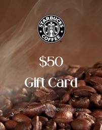 Starbucks $50 Gift Card 202//257