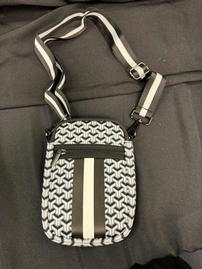 Black/White Crossbody Purse 202//269