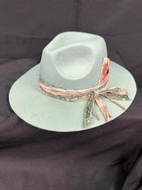 Teal Felt Ladies Hat 202//269