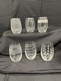 Cheers by Mikasa Set of 6 Stemless Wine Glasses 202//269