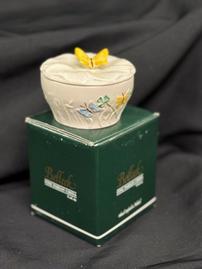 Belleek Irish China Butterfly Container 202//269