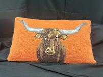 Longhorn Orange Pillow 202//152