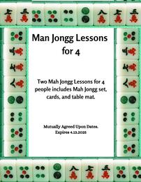 Mah Jongg Lessons for 4 202//261