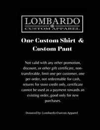 Custom Shirt & Pants from Lombardo Custom Apparel 202//261