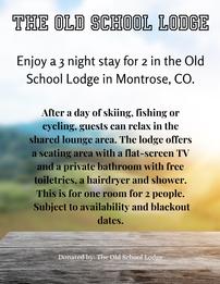 3 Night Stay at Old School Lodge, Montrose 202//261