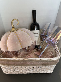 Fall Basket with Wine 202//269