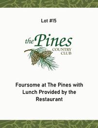 Pines Country Club Golf Foursome 202//262